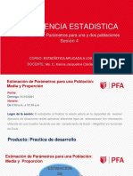 Sesion 4. Estimacion de Parametros