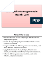 Total Quality Management in Health Care Total Quality Management in Health Care