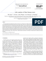 Heat Transfer Analysis of Blast Furnace Stave