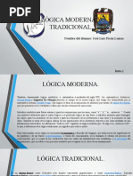 Lógica Moderna y Tradicional