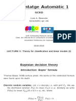 Theory For Classification and Linear Models (I)