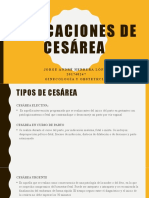 Indicaciones de Cesárea