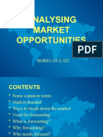 Analysing Market Opportunities