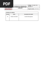 Programa de Prevención Del Riesgo de Corrupción y Soborno