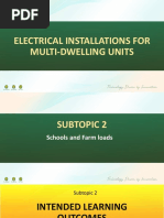 SUBTOPIC 2 - Schools and Farm Loads