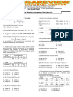 Refresher Module - Surveying (Earthworks) : Methods of Calculating Volume