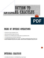 Introduction To Integral Calculus - Lesson 1