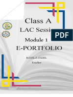 LAC Session E-Portfolio: Class A