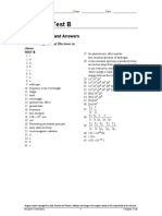 Chapter Test B: Teacher Notes and Answers 4