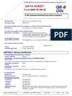 Safety Data Sheet: Q8 Formula Truck 8900 FE 5W-30