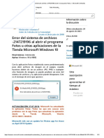 Error Del Sistema de Archivos - 2147219196 Al Abrir El Programa Fotos U - Microsoft Community