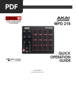 VirtualDJ Hardware Manual - Akai - MPD218.en - Es