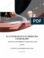 El Contrato en El Derecho Comparado