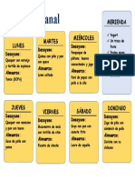 Menú Semanal