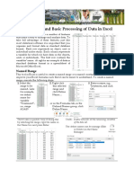 LESSON 2.2a - Organizing Data in Excel