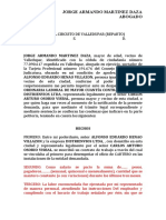 Demanda Ordinaria Laboral de Alfonso Henao Villazon Vs Distrienvios