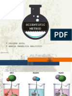 Scientific Method: Jayson Nota Maria Angelica Balicoco