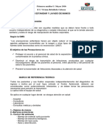 Apuntes Precausiones Estandar y Lavado de Manos U Mayor 2016