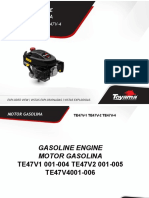 Gasoline Engine Motor Gasolina: TE47V-1 TE47V-2 TE47V-4