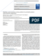 COR - 2016 - Soysal - Modeling A Green Inventory Routing Problem For Perishable Products With Horizontal Collaboration