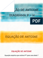 10 - Equação de Antoine - Diagrama P - H