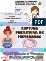 Ruptura Prematura de Membranas - Obstetricia Iii