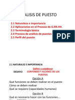 Analisis de Puesto