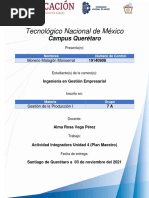 Actividad Integradora Unidad 4 (Plan Maestro)