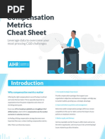 Compensation Metrics Cheat Sheet: Leverage Data To Overcome Your Most Pressing C&B Challenges