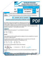 Solucion de Ecuaciones Por Eliminacion y Determinantes