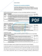 Autoevaluación de Competencias Digitales