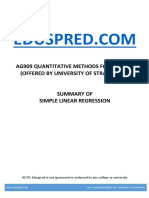 AG909 Quantitative Methods For Finance