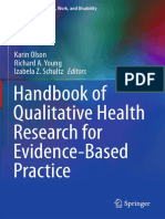 Handbook of Qualitative Health Research For Evidence-Based Practice