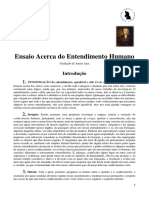 John Locke - Ensaio Acerca Do Entendimento Humano