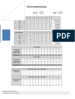 Tabla de Posicionamiento de MBT