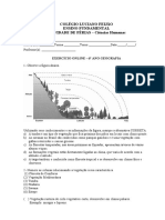 Exercício Online 6º Ano Geog