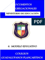 Modelo Educativo. Documento Completo