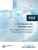 Protocolo de Fisioterapia en Cirugía de Resección Pulmonar Oncológica