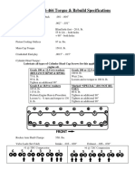 John Deere 6-466 Torque & Rebuild Specifications