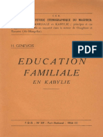 Education Familiale en Kabylie H.genevois