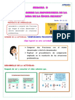 Comparación de Fracciones