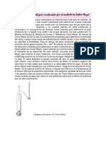 Determinación Del Peso Molecular Por El Método de Víctor Meyer