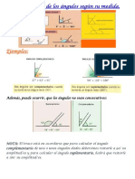 Teoría de Clasificación de Los Ángulos Según Su Medida y Según Su Posición. Ejemplos.