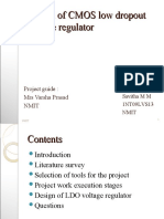 Design of CMOS Low Dropout Voltage Regulator