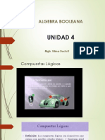 Unidad 4 - Algebra Boolean