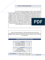 Ejercicio 2. Método Simplex Artificial