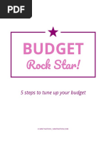 Budget Rock Star (Worksheets)