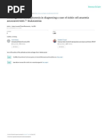 Haemoglobin Electrophoresis in Diagnosing A Case o