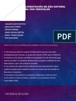 Sistemas de Alimentación de Gas Natural para Uso Vehicular: Docente: Integrantes