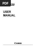 Canon BJC-620 User Manual